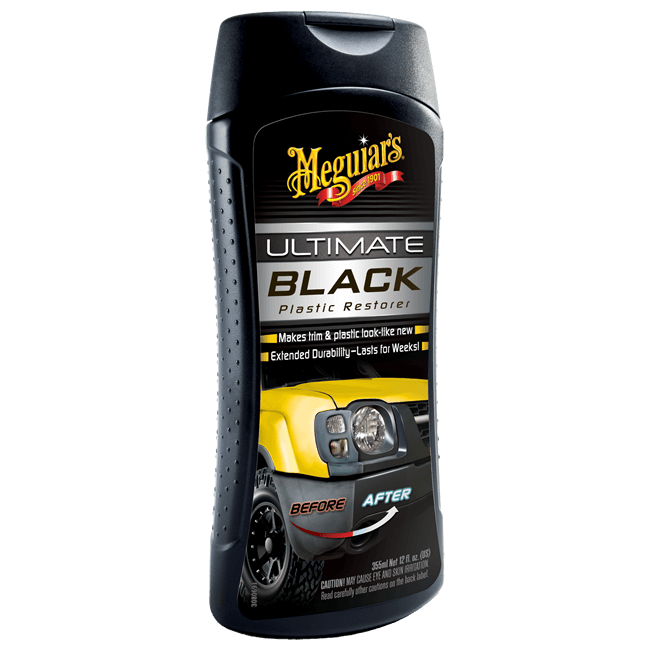 Meguiar's Ultimate Black Plastic Restorer 355ml - środek do pielęgnacji plastików zewnętrznych