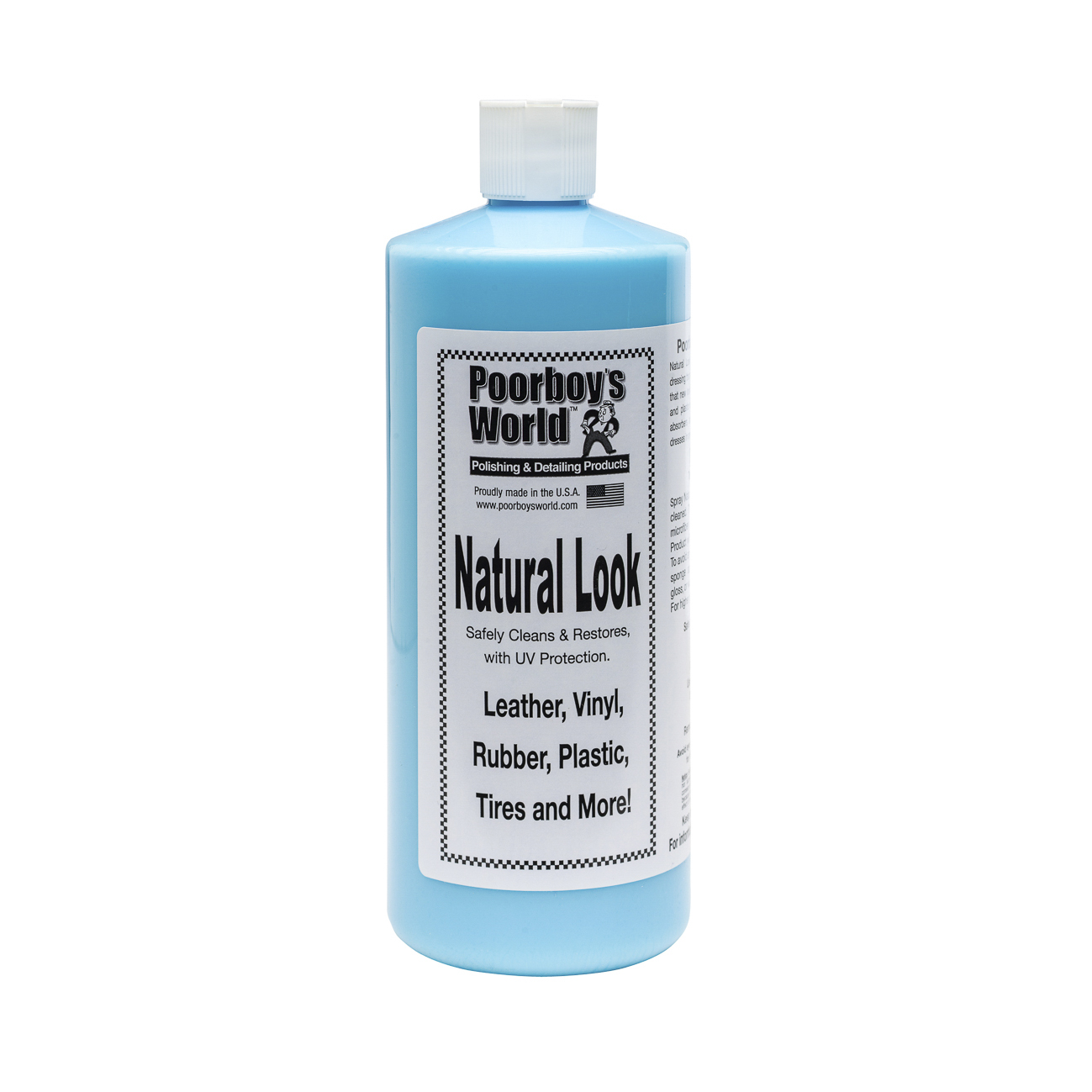 Poorboy's Natural Look 946ml - środek do pielęgnacji plastików, winylu i gumy