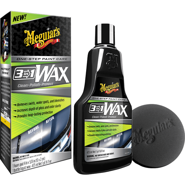 Meguiar's 3 in 1 Wax 473ml - czyści, nabłyszcza i zabezpiecza lakier