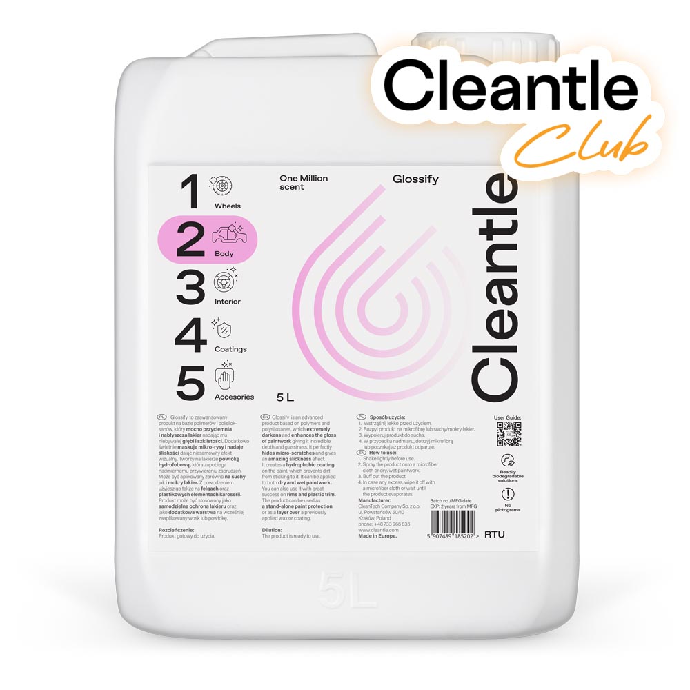Cleantle Glossify 5L - sealant do lakieru