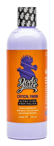 Dodo Juice Critical Finish 500ml - pasta do polerowania, usuwa drobne defekty oraz lekkie zarysowania
