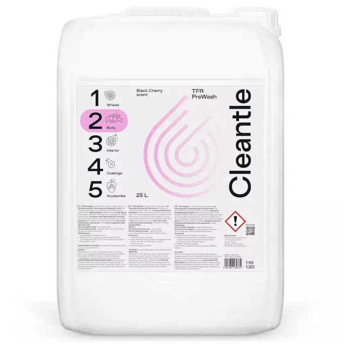 Cleantle TFR PreWash 25L - produkt do mycia wstępnego