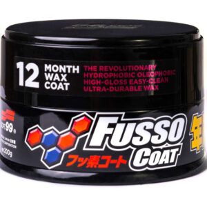 Soft99 New Fusso Coat 12 Months Wax Dark 200g - wosk do ciemnych lakierów