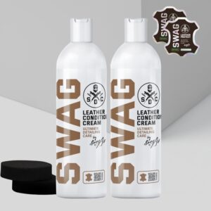 Swag LEATHER CONDITIONER CREAM SET - produkt do impregnacji tapicerki skórzanej